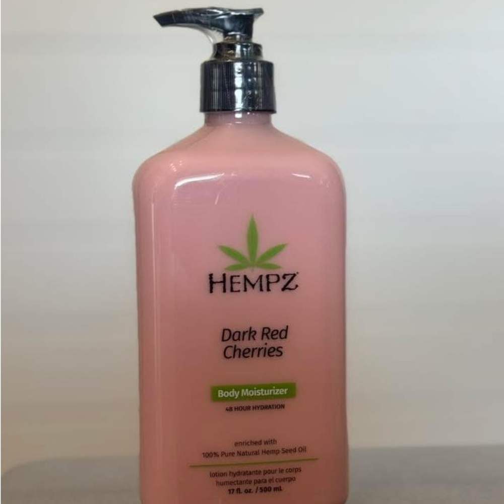 Hempz Dark Red Cherries Pink Body Moisturizer